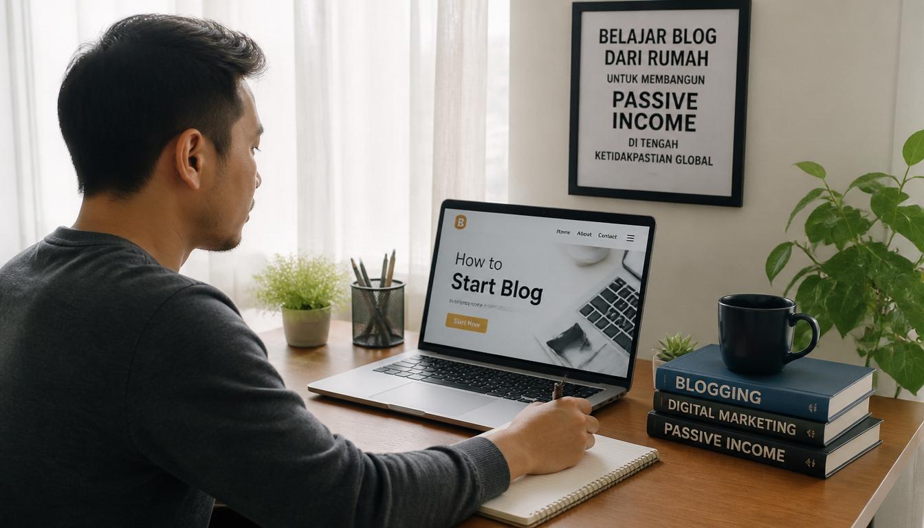 Belajar Blog dari Rumah untuk Membangun Passive Income di Tengah Ketidakpastian Global